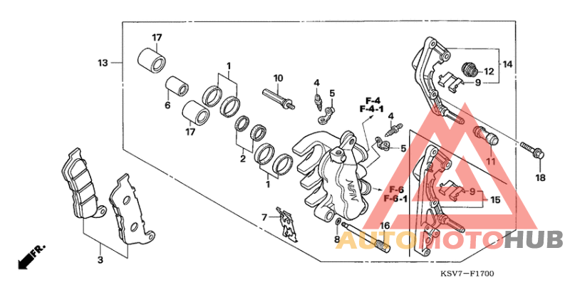 Передний суппорт