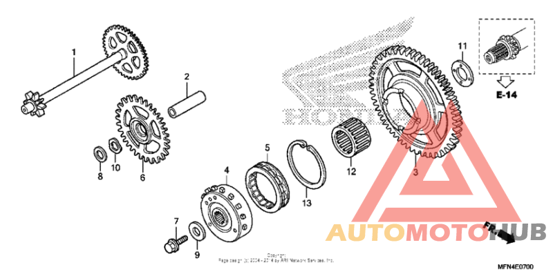 Муфта стартера