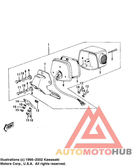Taillight unit ass`y