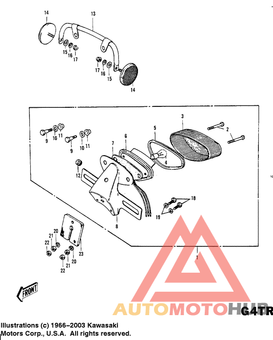 Taillight unit ass`y