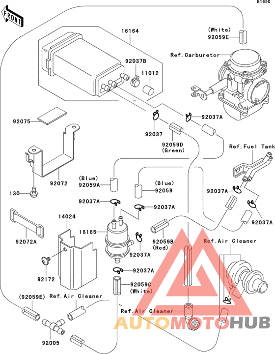 Fuel evaporative system(d6f/d7f)(ca)
