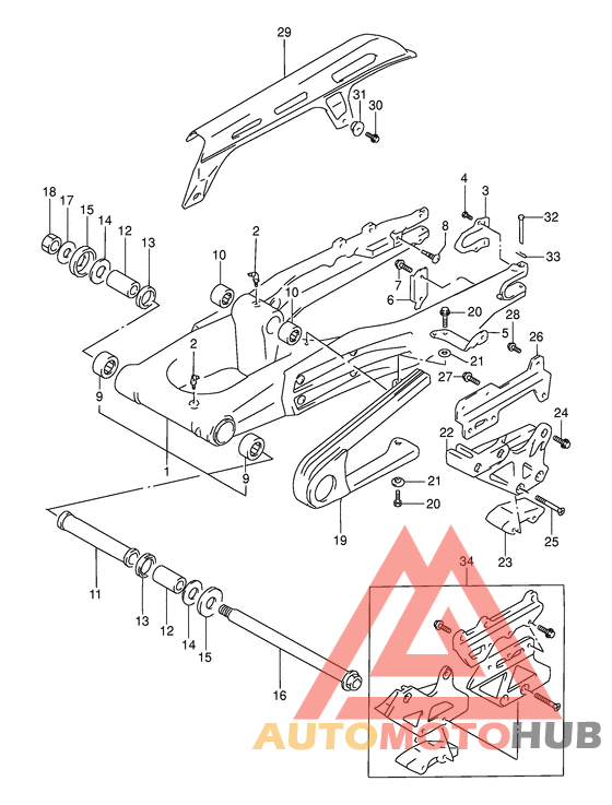 Маятник задний