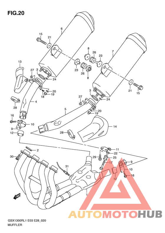 Muffler comp