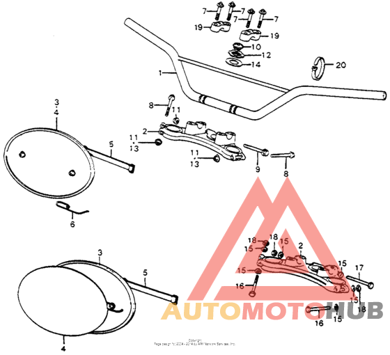 Handlebar + top bridge