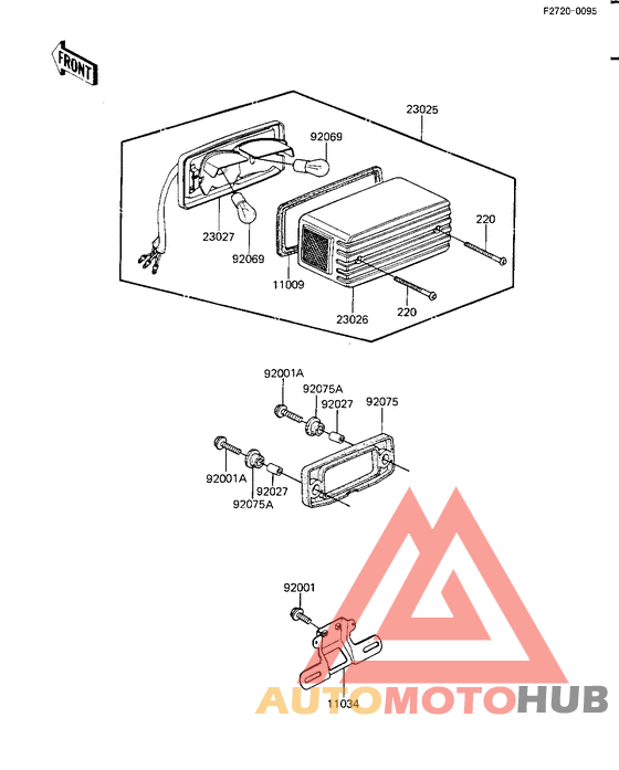 Taillight unit ass`y