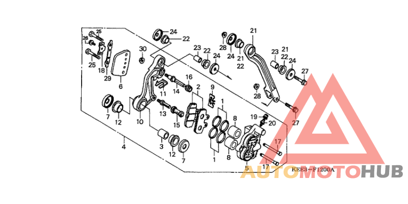 Передний суппорт