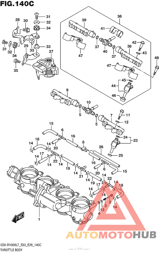 Throttle Body (Gsx-R1000L7 E33)