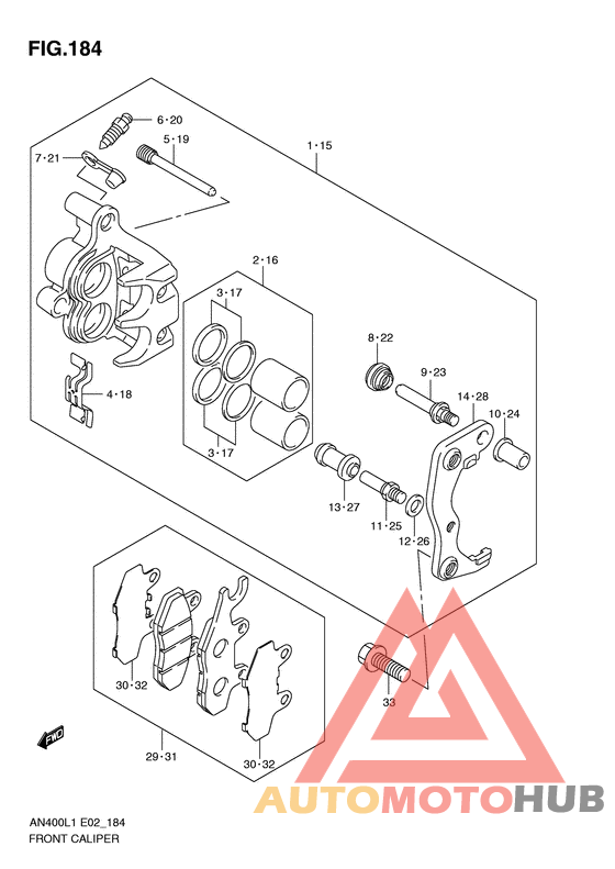 Передний суппорт