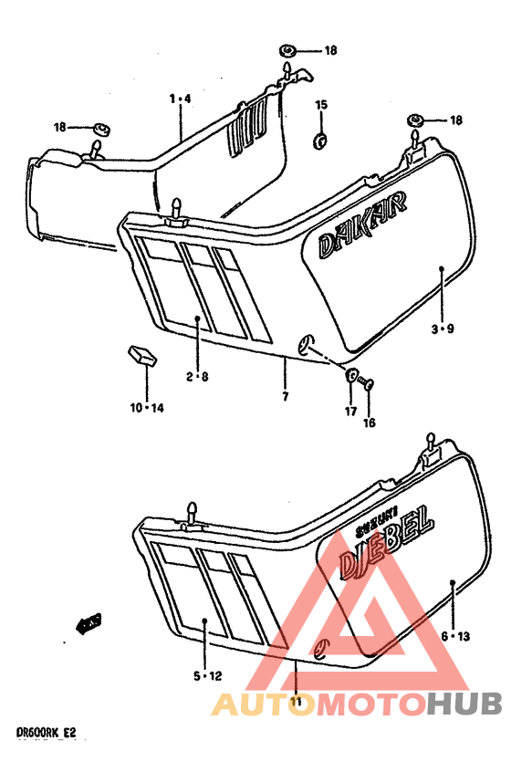 Обтекатель задний