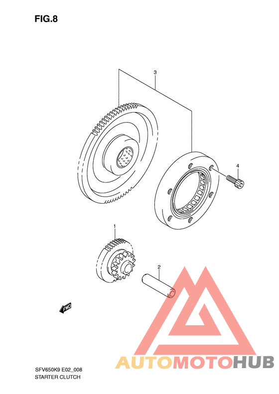 Муфта стартера