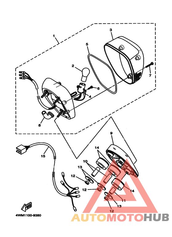 Taillight unit ass`y