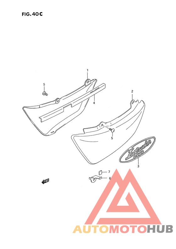 Обтекатель задний