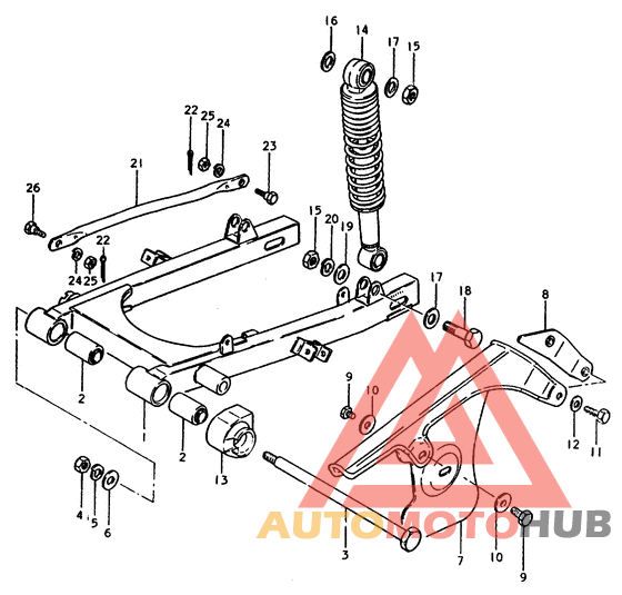 Маятник задний