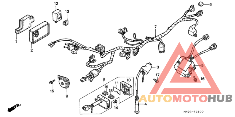 Wire harness/ ignition coil