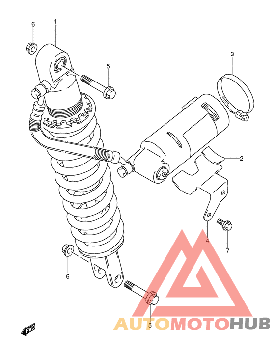 Задние амортизаторы