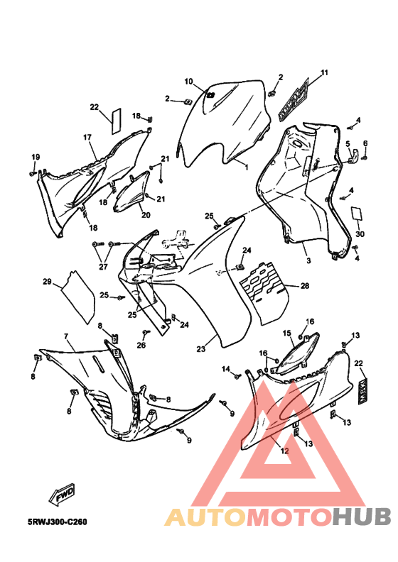 Щиток облицовочный