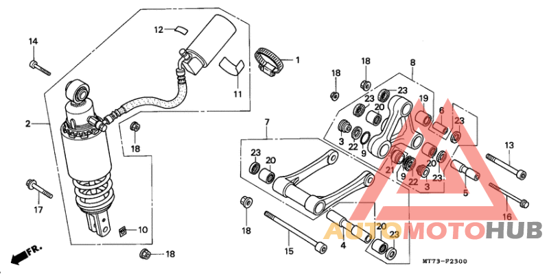 Rear cushion