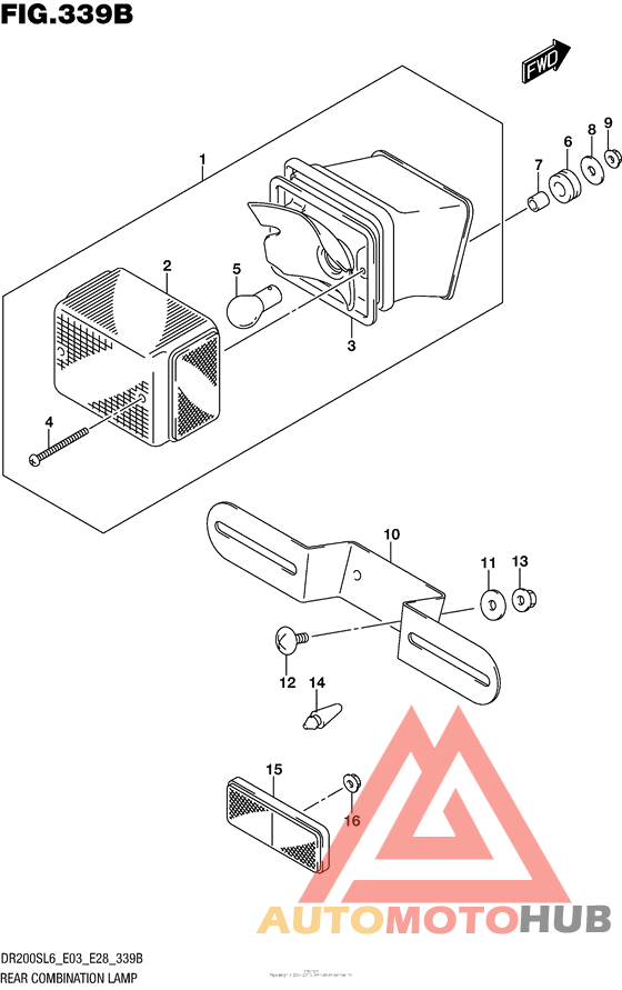 Rear Combination Lamp (Dr200Sl6 E28)