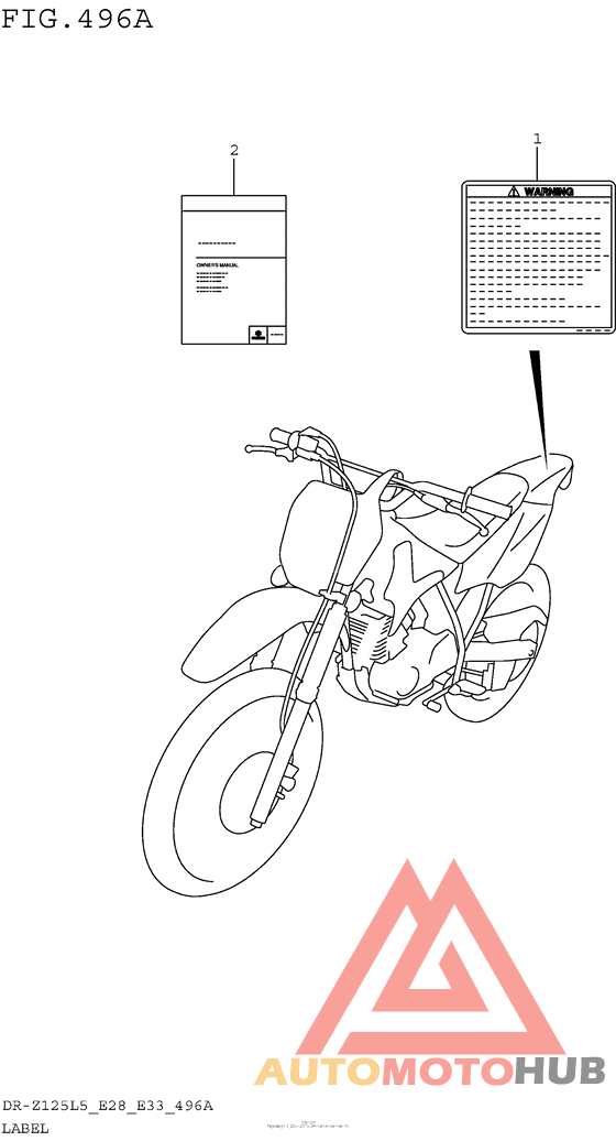 Label (Dr-Z125L5 E28)
