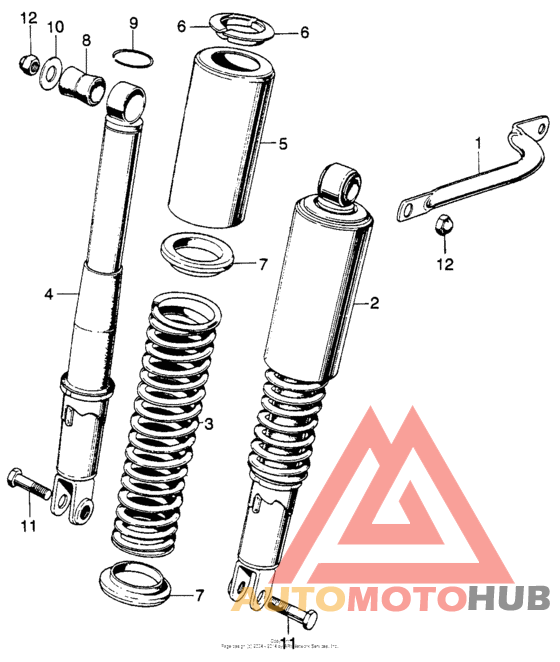 Задние амортизаторы