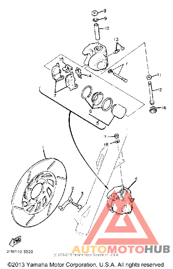 Передний суппорт