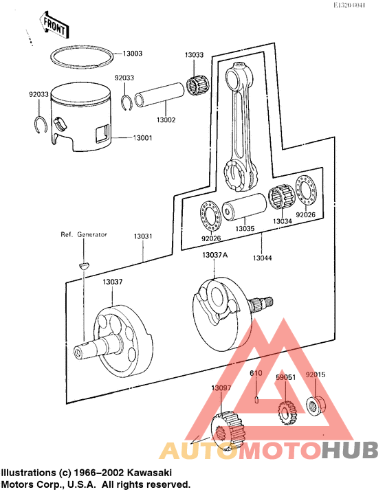 Crankshaft/piston