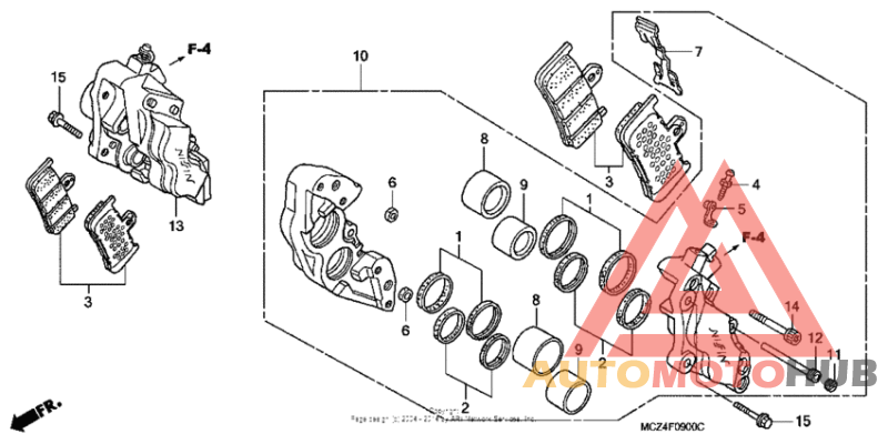 Передний суппорт