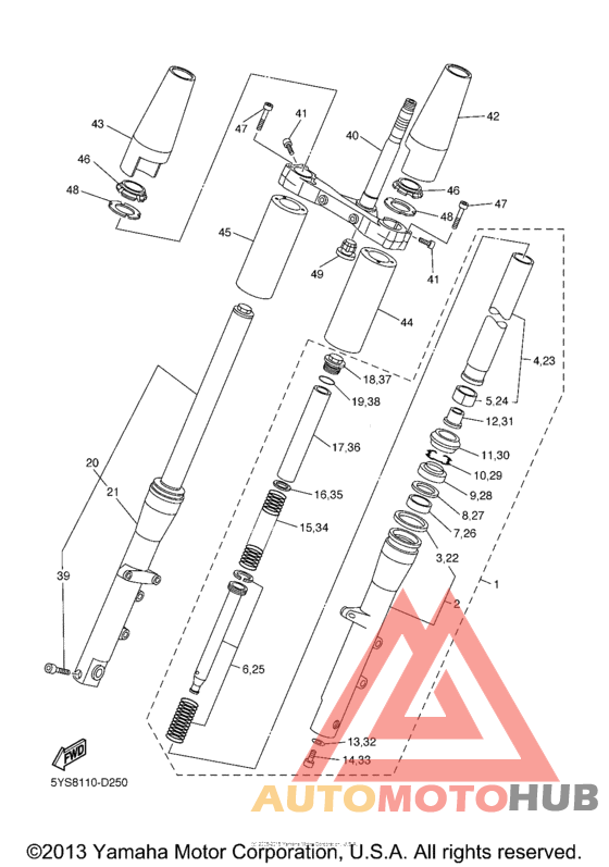 Передняя вилка