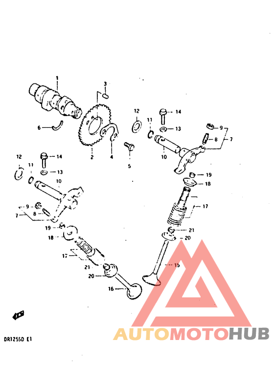 Распределительный вал-клапаны