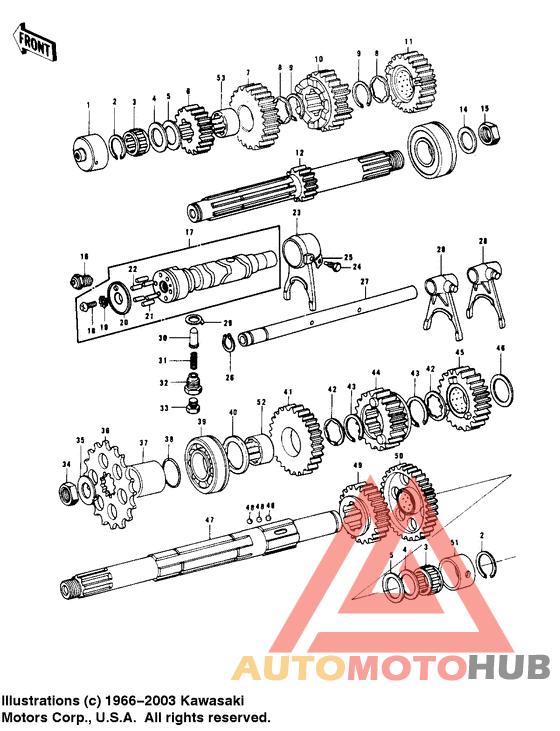 Transmission/change drum