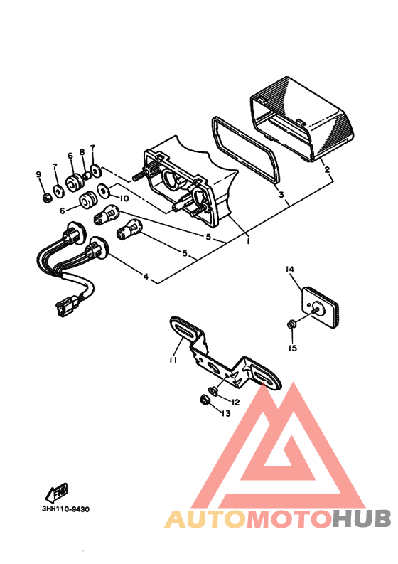 Taillight unit ass`y