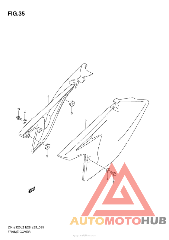 Обтекатель рамы