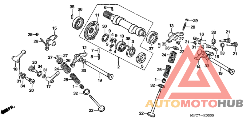 Распред вал/клапана