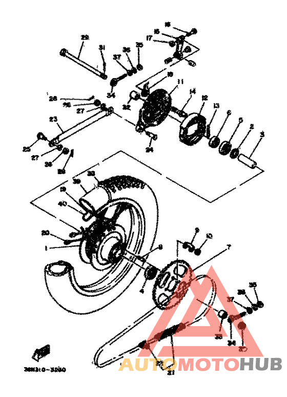 Переднее колесо