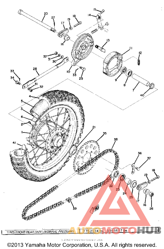 Переднее колесо