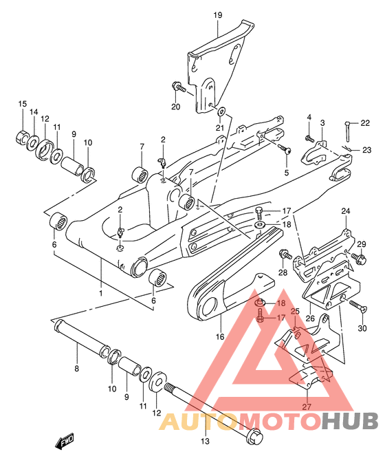 Маятник задний