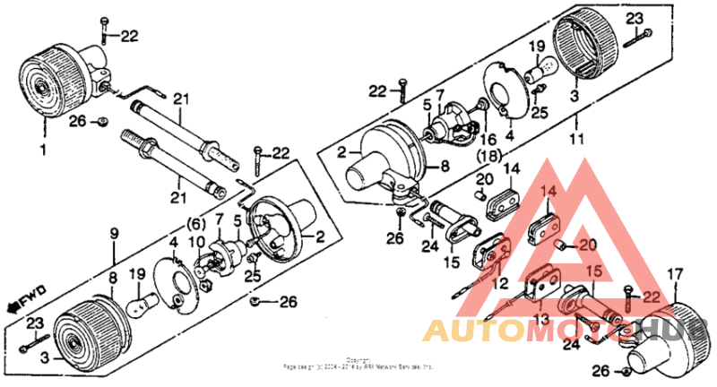 Задний фонарь