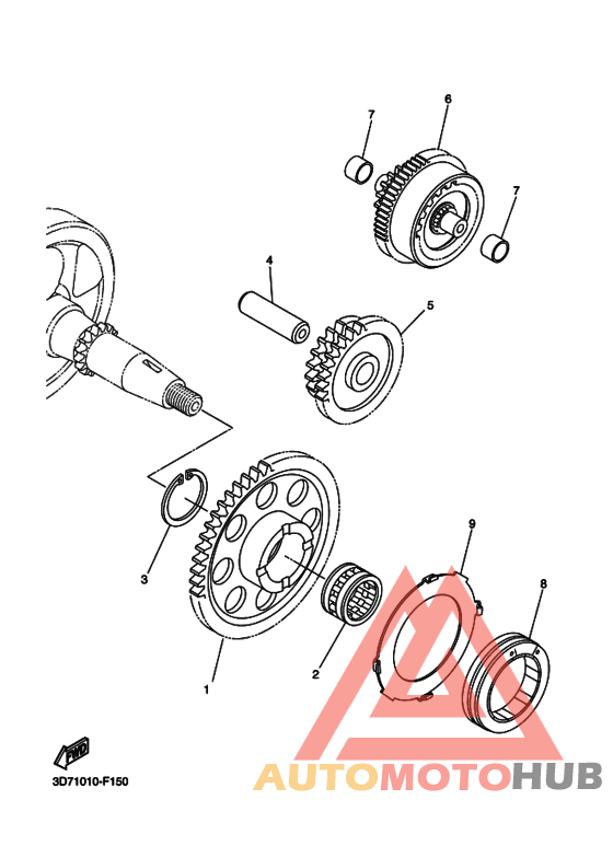 Муфта стартера