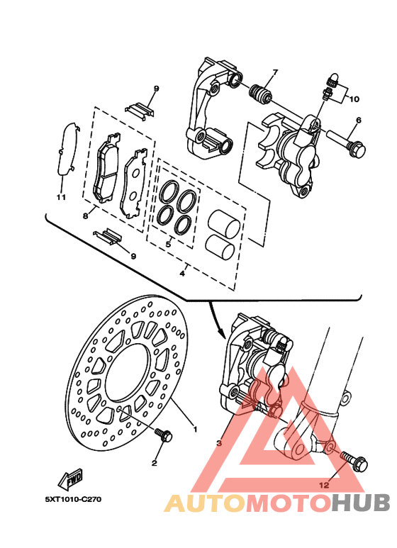 Передний суппорт