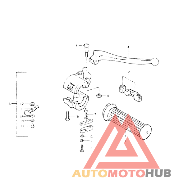 Throttle grip - handle switch