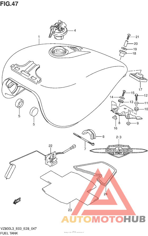Fuel Tank (Vz800L3 E03)