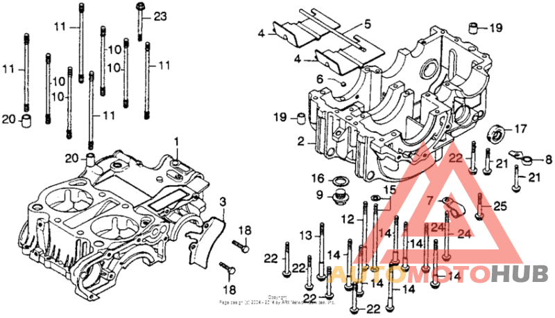 Картер двигателя