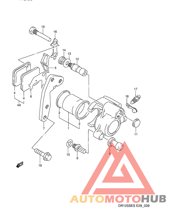 Передний суппорт