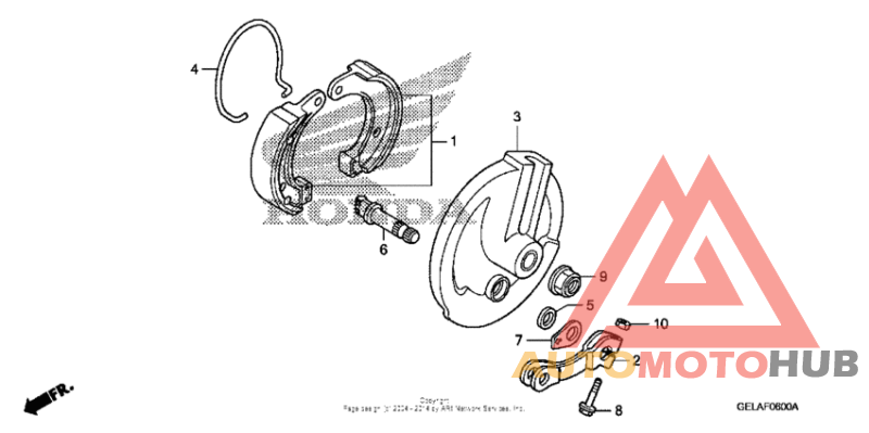 Передний тормоз