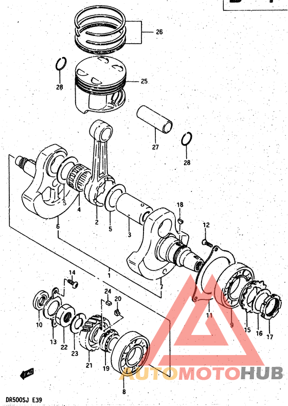 Вал коленчатый