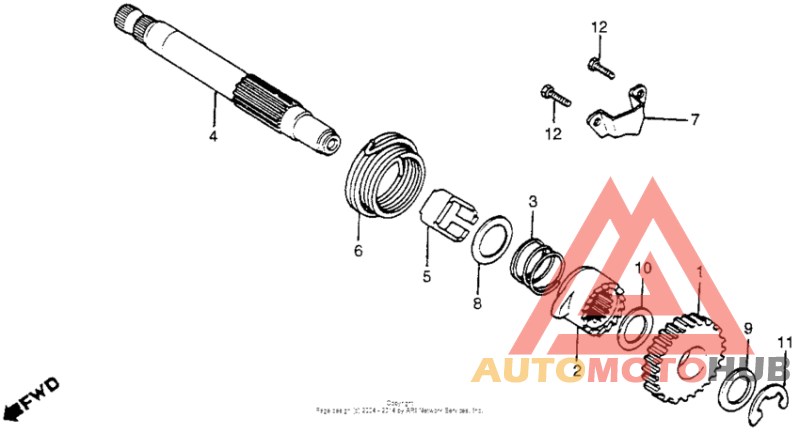 Cm400t kick starter 79