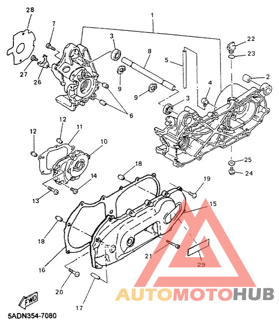 Картер двигателя