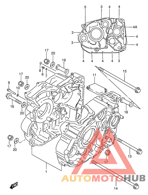 Картер двигателя