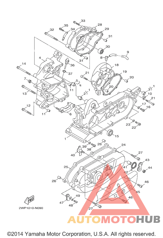 Картер двигателя
