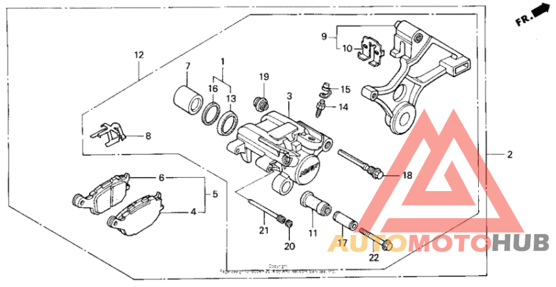 Задний суппорт